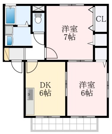 泉ケ丘駅 徒歩19分 2階の物件間取画像